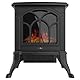 Cecotec Elektrischer Standkamin ReadyWarm 1500 Flames. 1500 W, 2 Leistungsstufen, Einstellbarer Thermostat und unabhängige Flammensteuerung, Abdeckungsbereich 20 m2