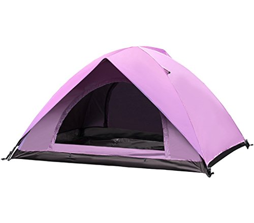 Tente camping double anti-tempête avec double toit ultra résistant