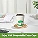 Vplus 270 Pack Compostable Paper Cups, 12 oz Biodegradable Disposable Paper Coffee Cups, Eco-friendly Hot Drinking Cups for Party, Picnic,Travel,and Events 7