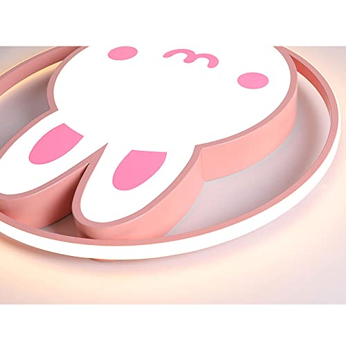 Plafonnier LED encastré rose lapin à éclairage de plafond réglable moderne - 7