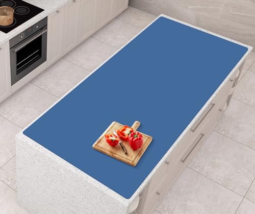 AECHY Silicone Mats for Worktops 120x60x0.2cm, Heat Resistant Mat Waterproof Kitchen Worktop Protector