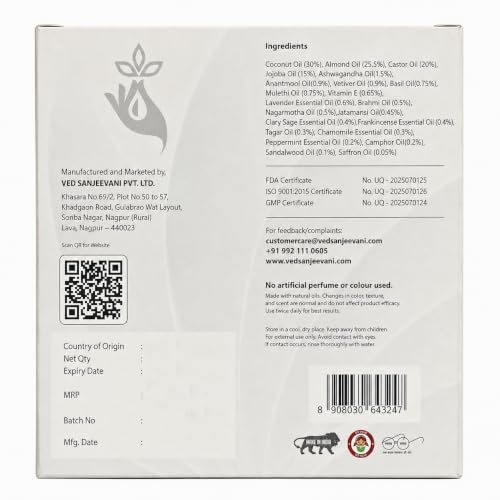 Image of Ved Sanjeevani, Sleep-Inducing Stress Relief Nabhi Oil | For Relaxation & Sleep Quality | With Herbal Aromatherapy (10 ml)