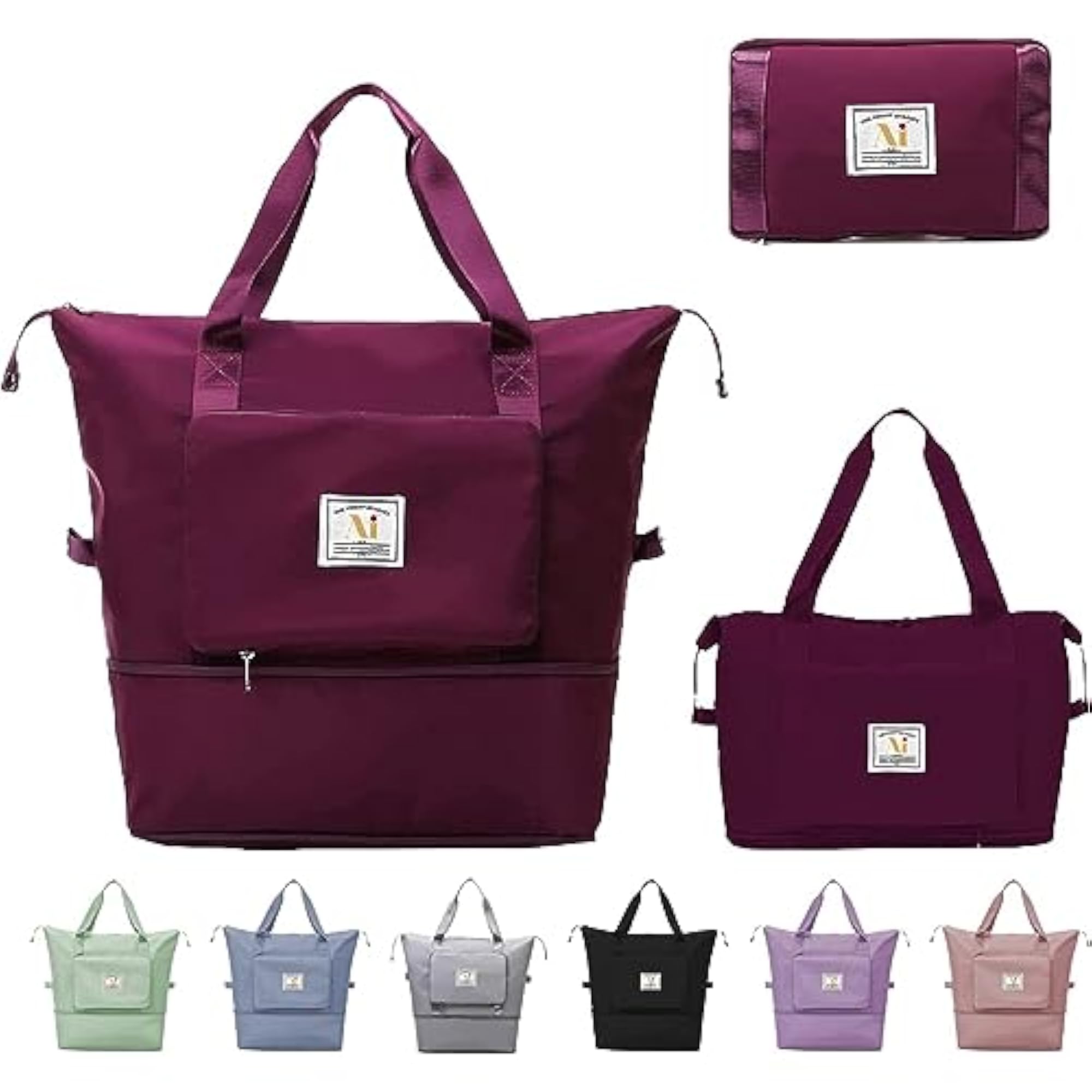 Large Capacity Foldable Duffle Bag, Waterproof