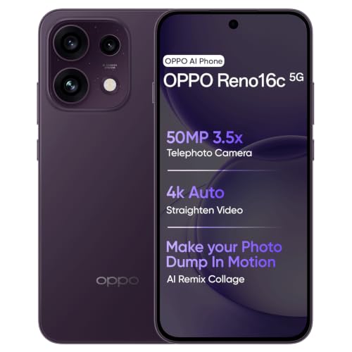OPPO Reno16C 5G Smartphone 8GB+256GB Violet