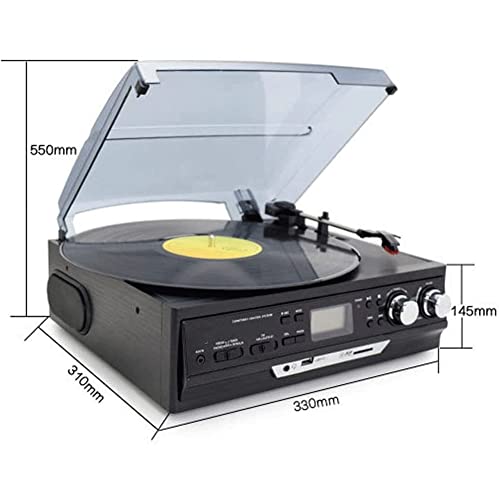 Brun Moderne Multi-Fonctionnel Vinyle Phonographe Record Vieux Tourne-Disque Antique Gramophone Audio Bande Radio U Multi-Fonction Bluetooth - Les Beatles, Paul McCartney, John Lennon, RIngo Starr, George Harrison Brun Moderne Multi-Fonctionnel Vinyle Phonographe Record Vieux Tourne-Disque Antique Gramophone Audio Bande Radio U Multi-Fonction Bluetooth – Image 6
