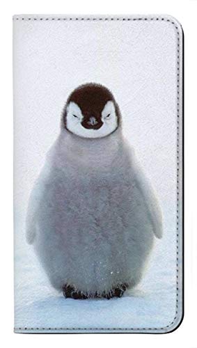 Housse cuir pour LG Velvet Penguin Ice pour éviter les bris d'écran accidentels