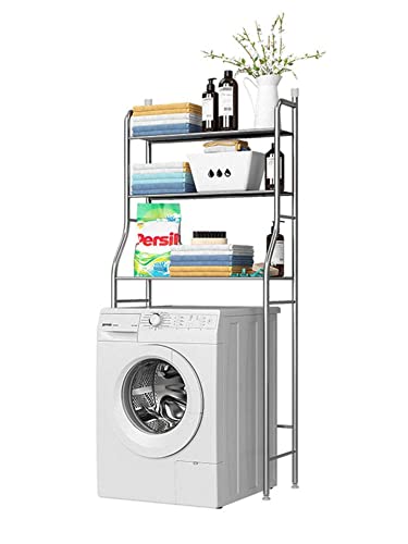 MAGIC SELECT Estantería sobre Lavadora de Acero Inoxidable | Ahorra Espacio con 3 Baldas | Estante...