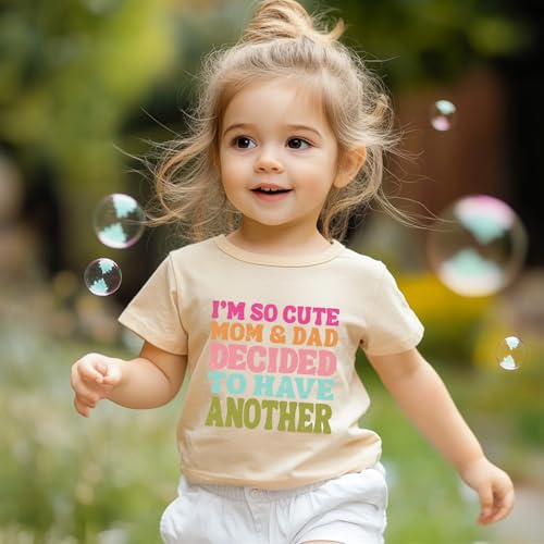 Big Sister Announcement T Shirt Toddler Girls Promoted to Big Sister Tees Outfits 1-7 Years2