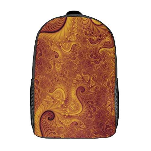 Cartable garçons et filles Fractal Fashion sac à dos imprimé 3D 17 pouces
