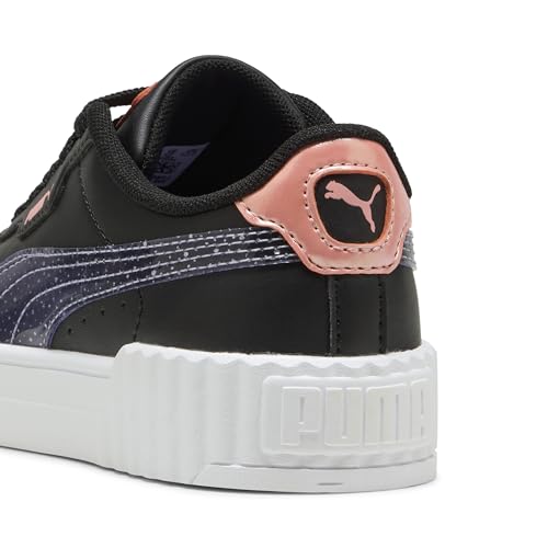 PUMA Carina Shoes Sneaker, Black-Lavender Alert-Pink Fruit, 13 US Unisex Little Kid3