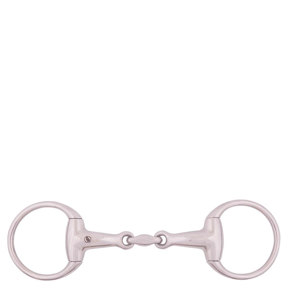 Mors olive double brisure BR 18 mm idéal pour les séances de dressage au club