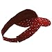 Glitter Visor-Red