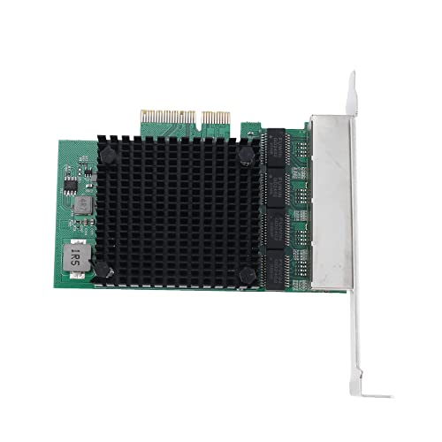 PCIE X4 2.5G Tarjeta de Red Gigabit RTL8125B 4 Puertos Ethernet para Escritorio y Servidor, verde miniatura 3