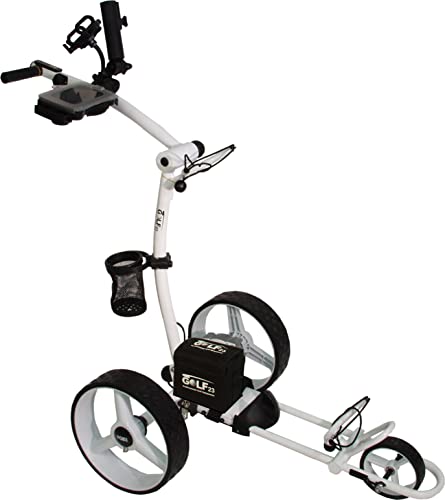GOLF23 Elektro Golf Trolley 3.1 BleiGel 33Ah, USB, Vollausstattung, Weiss Cover