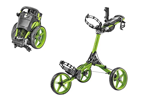 CaddyTek Caddylite Compact, Limettengrün Golf Push Pull Cart/Trolley, Lime, Einheitsgröße Cover