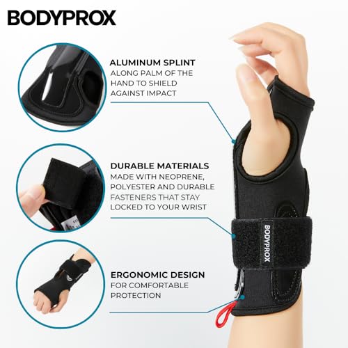 Bodyprox Wrist Guards with Aluminum Splints