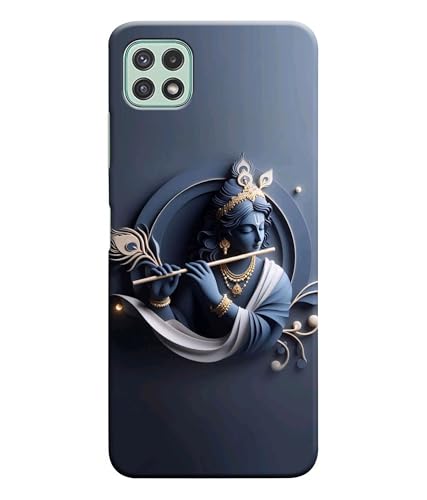 Image of Lord Krishna 3D Effect Printed Hard Back Case Cover Compatible for Samsung Galaxy A31 (Multicolor) - D1661