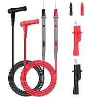 Messleitungen, Hanibos 1000V / 20A Multimeter Kabel Prüfkabel Multimeter Zubehör mit Krokodilklemmen, Testkabel Messspitzen Set für Multimeter(4Pcs)