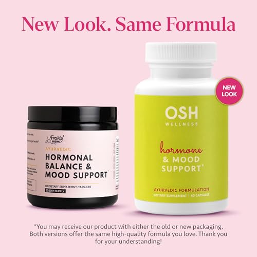 OSH Wellness Ayurvedic Hormone Balance for Women | with Ashwagandha, Rhodiola, Shatavari & More | Mood, Sleep, & Stress Support | Cortisol Supplement | Perimenopause Relief | 100% Organic | 60 Count - Image 3