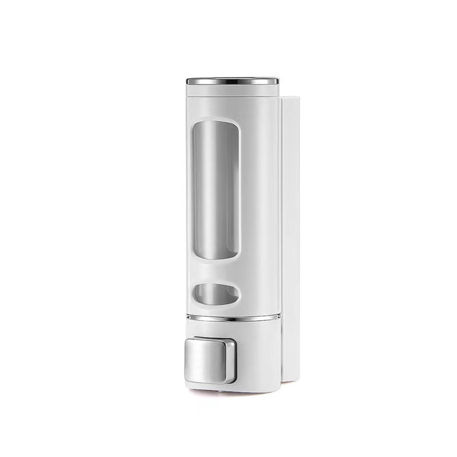 Wall Mounted Soap Dispenser Shampoo And Conditioner Dispenser 400ML Wall-Mounted Shower Shampoo Dispenser(White 400ML)