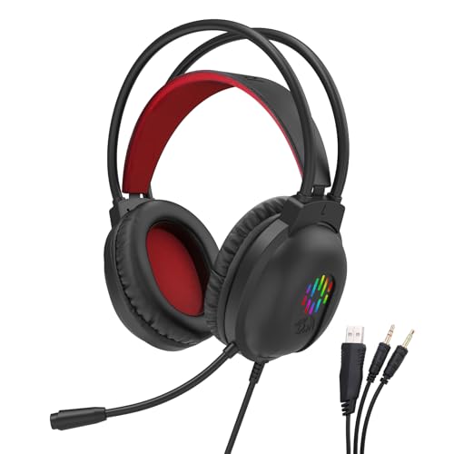 Redragon Wired Gaming Headset Microphone, 203g Lightweight,