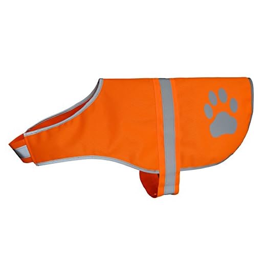 Hiado Dog Reflective Safety Vest High Visibility for Walking Running Hiking to Keep Dogs Visible Safe from Cars and Hunting Accidents Orange XL