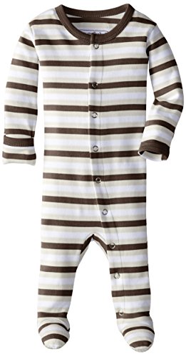 Image of L'ovedbaby baby-girls Organic Baby Snap Footie
