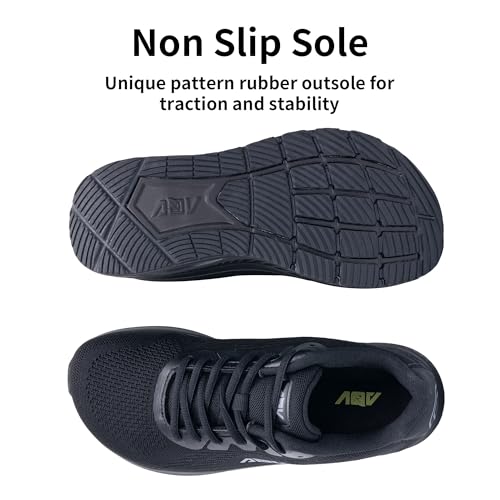Image of AOV Wide Toe Box Shoes Women Arch Support Walking Shoes Plantar Fasciitis Orthotic Tennis Sneakers