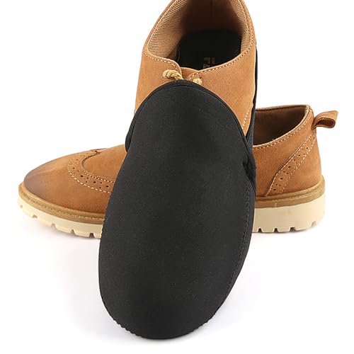 Protectores de zapato de neopreno con banda elástica, antideslizantes, impermeables y cortaviento para ciclismo, caminar y correr miniatura 3