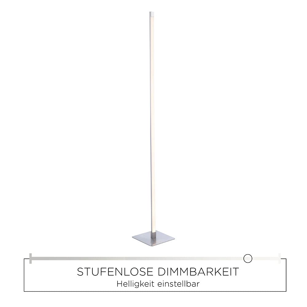 SellTec LED Stehleuchte Touchdimmer warmweiß stufenlos dimmbar warmweiß | Leselampe, Leseleuchte, stufenlos dimmbar