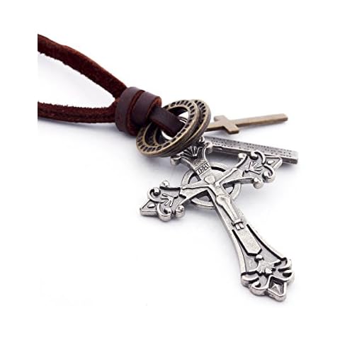 Collar DonDon Hombre cobre Sin piedras preciosas Cover