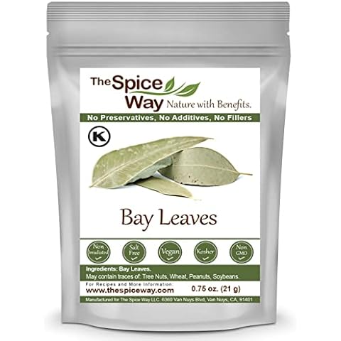 The Spice Way Bay Leaves - (0.75 oz) Whole bay leaf great for cooking soups, stews and vegetables Cover