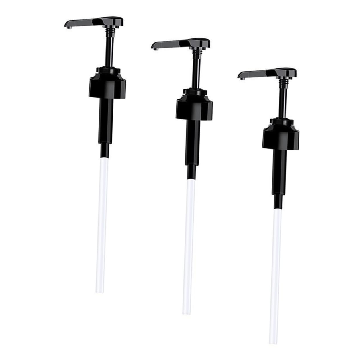 FOMIYES Syrup Bottle Nozzles Pressure Oil Sprayers Elegant Sauce Dispenser Pumps