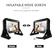 16 FT Inflatable Projector Screen for Outdoor Movies - Easy Setup Blow-Up Screen with Quiet Fan for Outdoor Movie Nights, Backyard Events, and Parties (Dual Support)