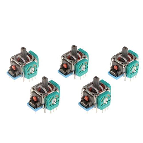 10x5 Pack Analog Stick 3D Rocker Joystick Axis for Sony PS4 Controllers -Blue