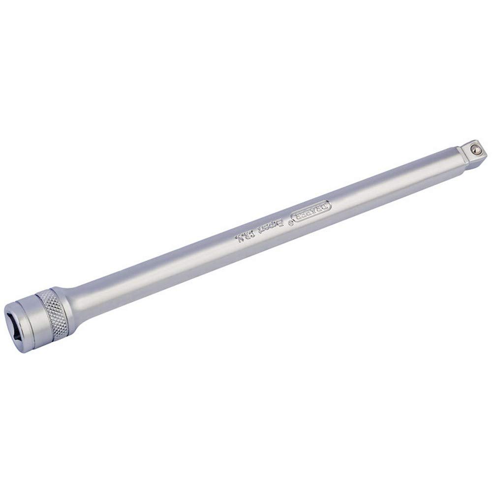 Draper 16745 3/8-Inch Square Drive Satin Chrome 200 mm Wobble Extension Bar, Blue, 200mm