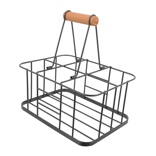 Soporte para 6 botellas de vino de acero carbono miniatura 1