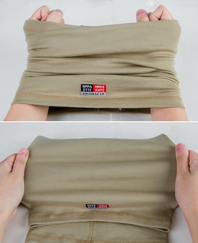 Image of BOCOMAL FR Neck Gaiters Face Mask 7oz Mightweight Flame Resistant Welding Hood NFPA2112 CAT2
