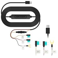 Hikvision C6PRO Buckline, Micro Hardwire-Kit, 12.5ft/3.8 Meter Auto-Ladekabel-Kabel, Parküberwachung mit Unterspannungsschutz, für Dashcam 24Std. Parkmodus