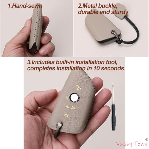 Image of Car Key Fob Cover Compatible with BMW 2 3 5 6 7 Series X1 X3 X4 X5 X6 X7 Z4