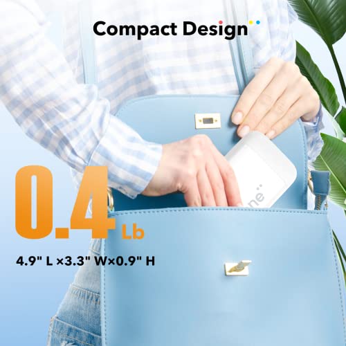 Liene-2x3-Photo-Printer-Mini-Photo-Printer-w-5-Zink-Adhesive-Photo-Paper-Bluetooth-50-Compatible-wiOS-Android-Portable-Instant-Photo-Printer-for-iPhone-Smartphone-Pearl-White