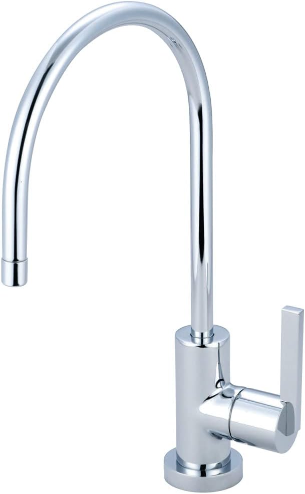 Kingston Brass KS8191CTL Continental Tek Saplı Su Filtrasyon Bataryası, Cilalı Krom, 12,7 cm