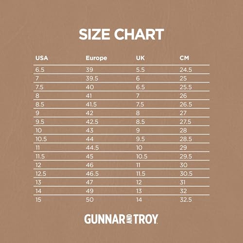 Image of Gunnar and Troy Sentinel Mens Oxford Dress Shoes, Multi-Colors & Sizes | Men's Wingtip Oxford Dress Shoes, Soft Leather Classic Lace-Up Modern Shoes