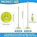 Spin Mop Replacement Handle 360 Degree Spin Mop Pole Handle Replacement Rotating Telescopic Stick for Head Replace Spinning Household Cleaning Accessories for Home(Green)
