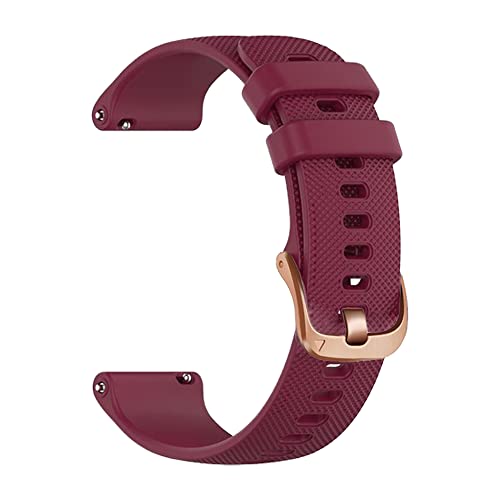 Correa de reloj de silicona de 18 mm para Garmin Vivomove 3S ideal para entrenar