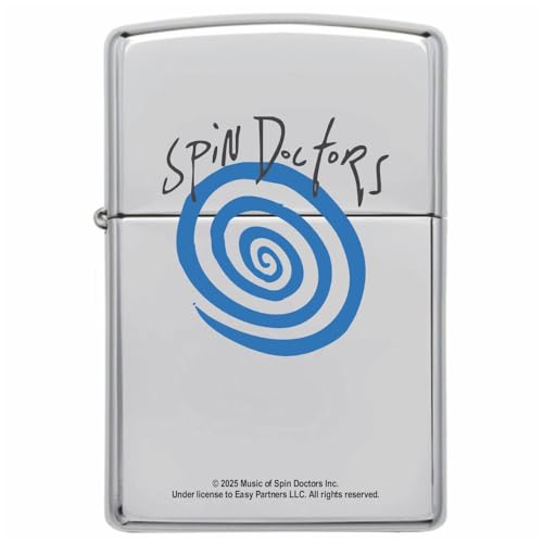 Encendedor Zippo Spin Doctors en cromo cepillado