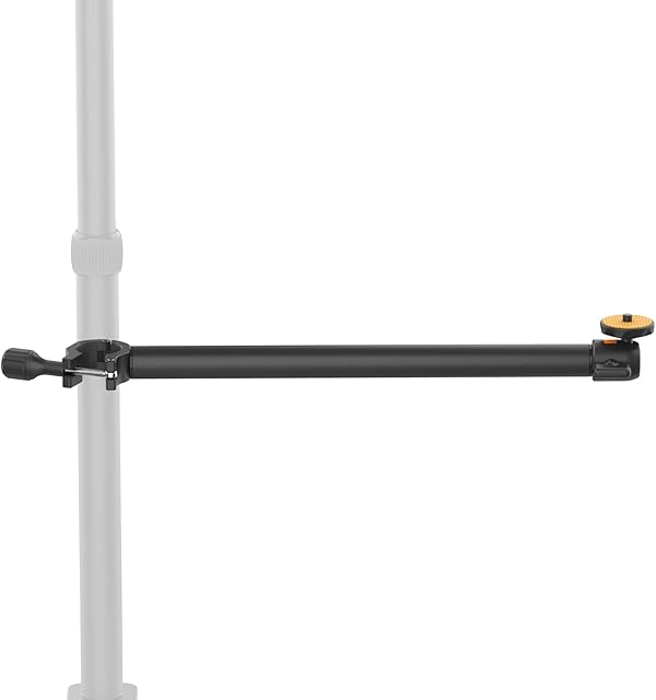 Extension Arm, ULANZI LS02A Camera Mount Arm with Ball Head, 35.5cm/13.98in, Flexible Arm with 1/4" Screw for Webcam, Small Cameras, Smartphone, Video Recording, Gaming, Video Conference, Live Stream