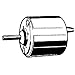 AR49962 12V Condenser Motor Fits John Deere 40 4320 4520 4620 5020 6030 +