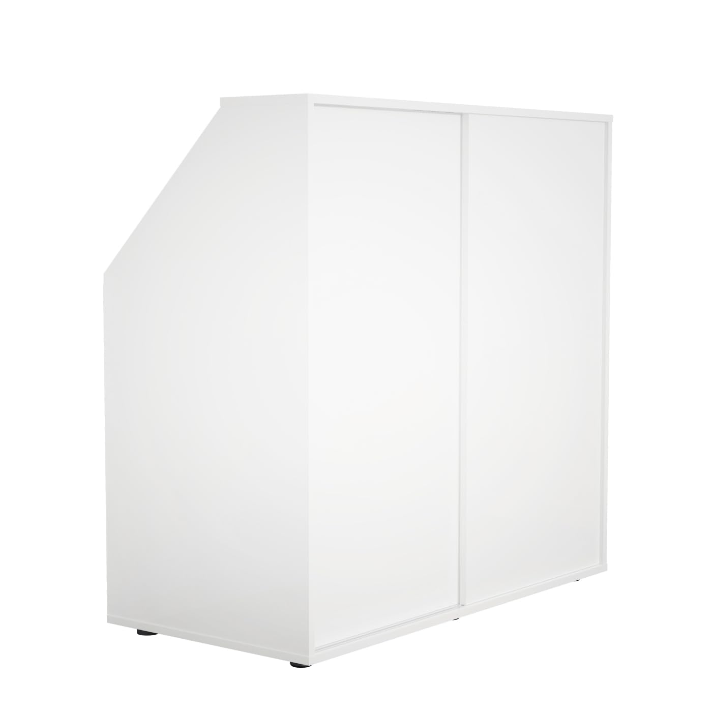 VDD - Armoire Murale inclinée - Armoire à vêtements - Armoire à vêtements Blanche - Blanche