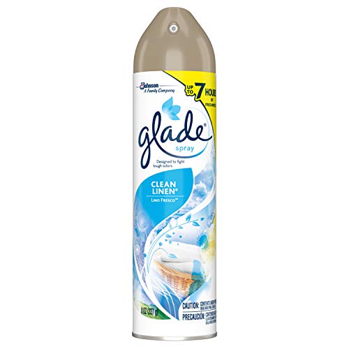 Glade Aerosol Air Freshener, Clean Linen, 8 Ounce (Pack of 12) - //coolthings.us